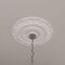 Ekena Millwork Biddix Ceiling Medallion (Fits Canopies up to 7 1/2"), 20 7/8"OD x 1 1/4"P, Primed White CM20BX - alternate 4
